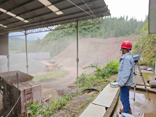 贵州天宇科技_职业卫生评价采样现场_兴义市鼎泰建材有限责任公司03