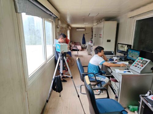 贵州天宇科技_职业卫生评价采样现场_兴义市鼎泰建材有限责任公司04