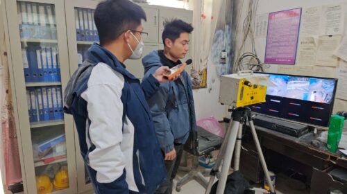 贵州天宇科技_职业卫生评价采样现场_册亨县坡妹镇绿水井砂石场04