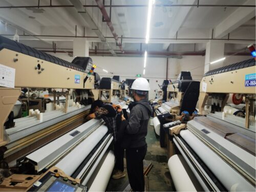 贵州天宇科技_职业卫生评价采样现场_贵州万峰林纺织科技有限公司03