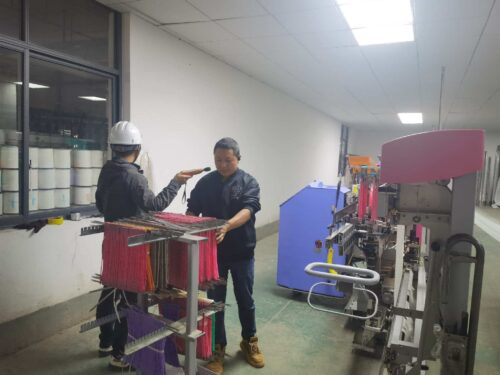 贵州天宇科技_职业卫生评价采样现场_贵州万峰林纺织科技有限公司04