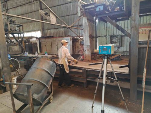 贵州天宇科技_职业卫生评价采样现场_贵州佰林生物质能源科技有限公司04