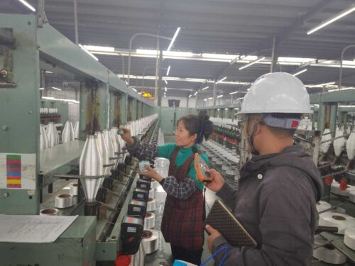 贵州天宇科技_职业卫生评价采样现场_贵州金州纺织有限公司03