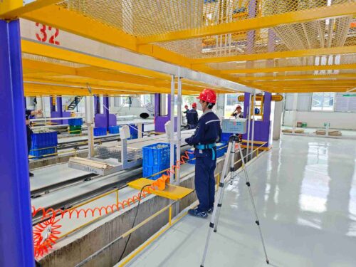 贵州天宇科技_职业卫生评价采样现场_贵州锦兴轻合金装备制造有限公司03