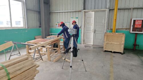 贵州天宇科技_职业卫生评价采样现场_贵州锦兴轻合金装备制造有限公司03