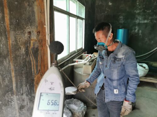 贵州天宇科技_职业卫生评价采样现场_贵州黔西南兴仁市兴铃煤业有限公司03