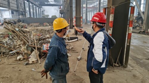 贵州天宇科技_职业卫生评价采样现场_黔西南州金锐废旧物资回收有限公司04