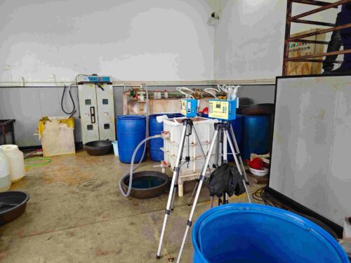 贵州天宇科技_职业卫生评价采样现场_黔西南金龙黄金矿业有限责任公司黄金冶炼生产线更新技改项目03