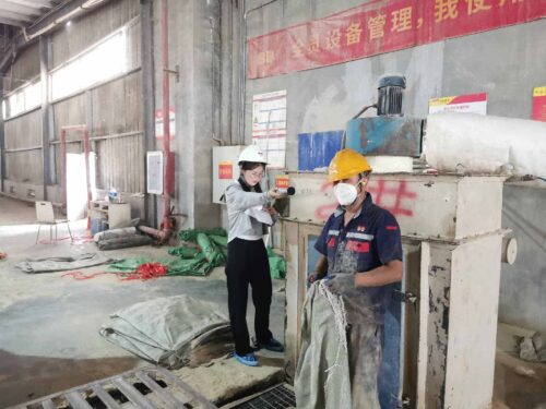 贵州天宇科技_职业卫生评价采样现场_黔西南双胞胎饲料科技有限公司03