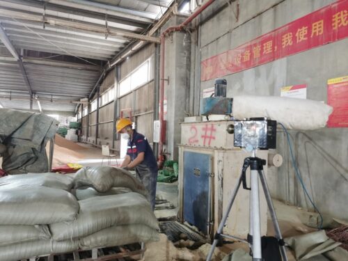 贵州天宇科技_职业卫生评价采样现场_黔西南双胞胎饲料科技有限公司04