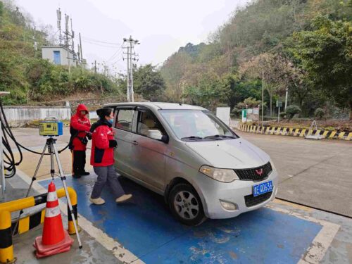 贵州天宇科技_职业卫生评价采样现场_兴义市龙塘加油站有限责任公司03