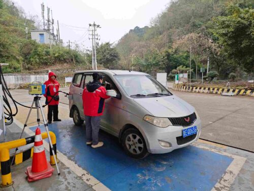 贵州天宇科技_职业卫生评价采样现场_兴义市龙塘加油站有限责任公司04
