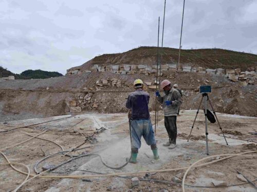 贵州天宇科技_职业卫生评价采样现场_安龙玉采石材有限公司安龙县笃山顺发石材厂04