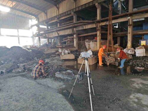 贵州天宇科技_职业卫生评价采样现场_贵州兴鑫盛炉料冶炼有限公司03