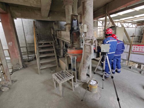 贵州天宇科技_职业卫生评价采样现场_贵州思南西南水泥有限公司04