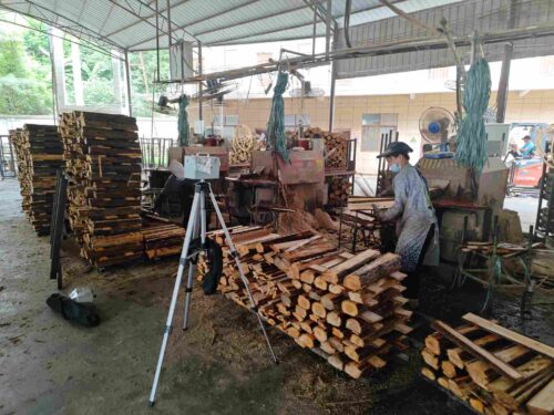 贵州天宇科技_职业卫生评价采样现场_贵州旺源木业有限公司03