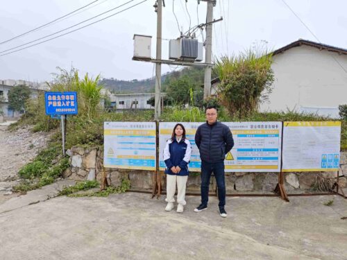 贵州天宇科技_职业卫生评价采样现场_贵州玉林石材有限公司凤凰矿山01