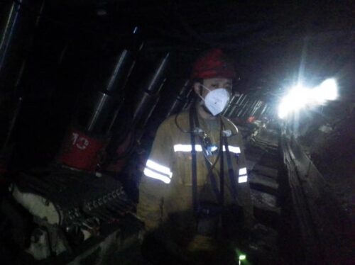 贵州天宇科技_职业卫生评价采样现场_贵州达旺矿业有限公司大湾煤矿东井03