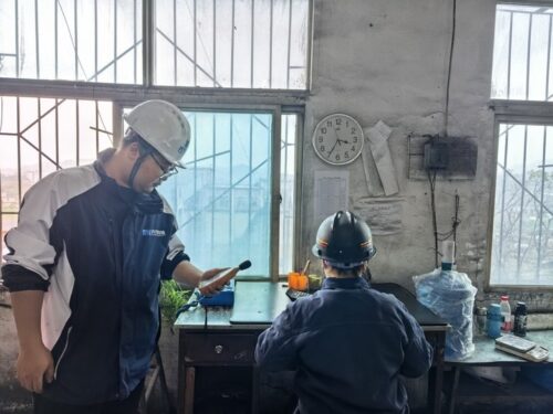 贵州天宇科技_职业卫生评价采样现场_贵州达旺矿业有限公司大湾煤矿中井04