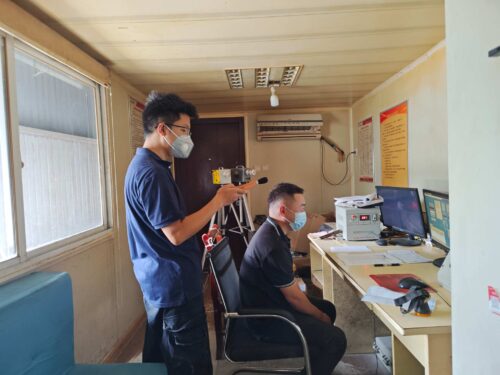 贵州天宇科技_职业卫生评价采样现场_黔西南州三祥建材有限公司04